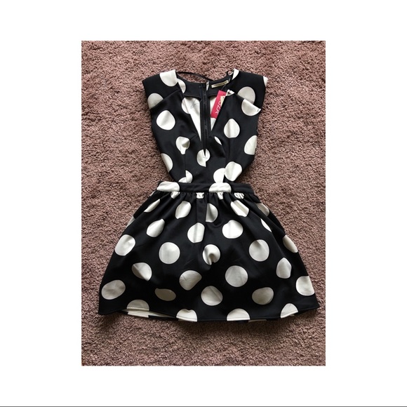Polka Dot Cocktail Dress Brand New! - Picture 1 of 3